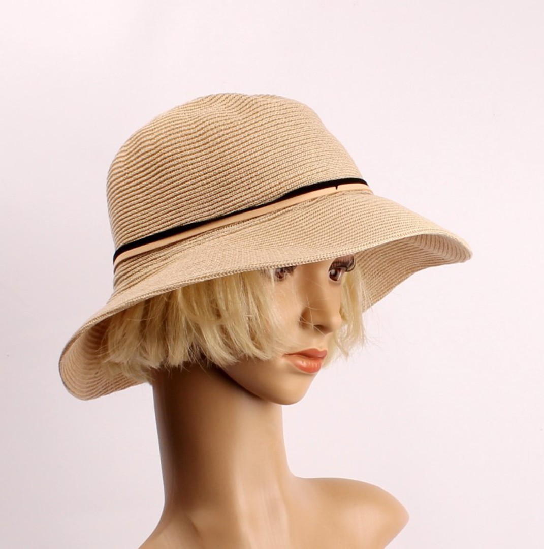 HEAD START linen packable hat natural Style: HS/4664/NAT image 0